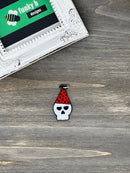 Party Skull Acrylic Charm