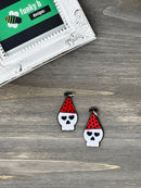 Party Skull Acrylic Charm