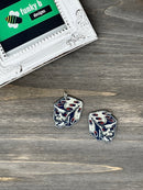 Skull Die Acrylic Charm