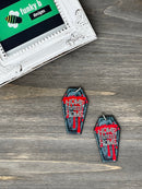 Home Sweet Home Coffin Acrylic Charm