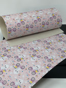 I'm Some Bunny Faux Leather Sheet