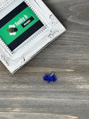 Blue Triceratops Acrylic Charm