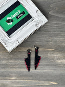 Black Bloody Chef's Knife Acrylic Charm