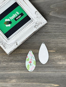 Tropical Flamingo Acrylic Charm