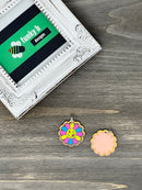 Iridescent Daisy Acrylic Charm
