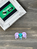 Ram Skull Acrylic Charm