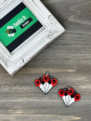 Skull Balloons Acrylic Charm