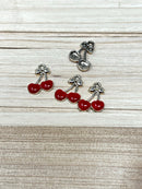 Cherries Enamel Charm