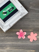 Cherry Blossom Acrylic Charm