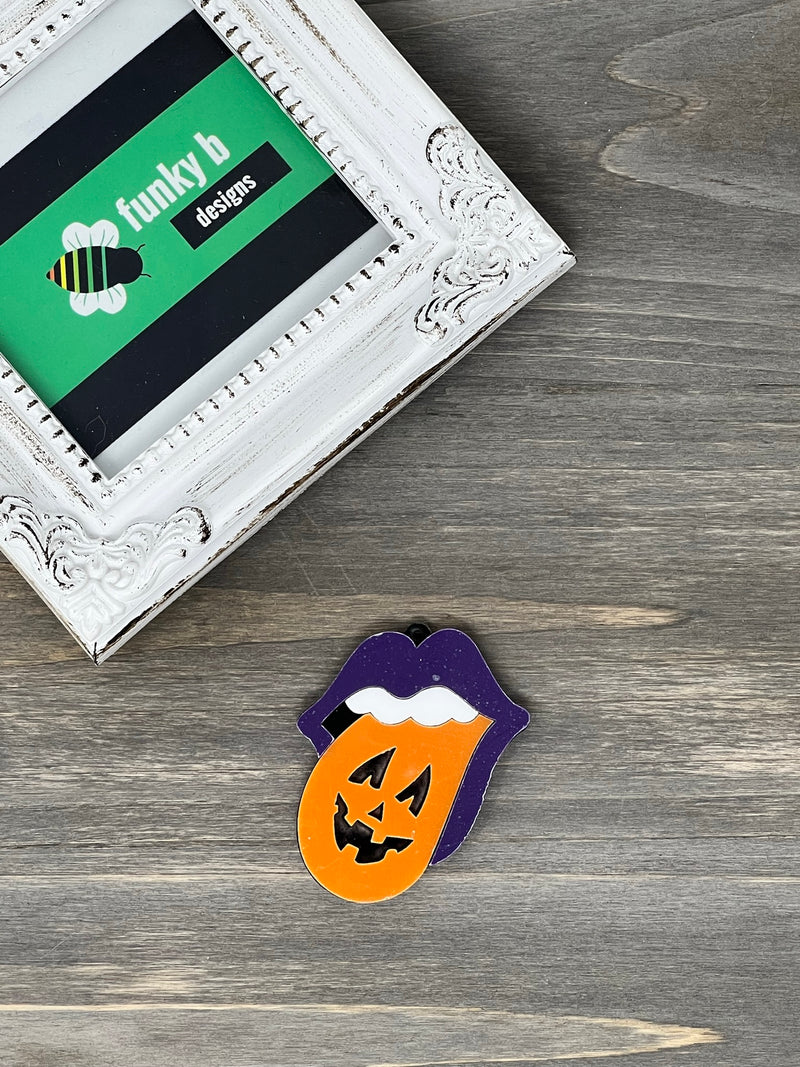 Halloween Mouth Acrylic Charm