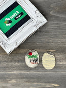 Foggy Village Acrylic Charm