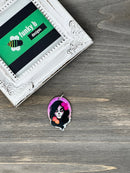 Pink and Orange La Catrina Acrylic Charm