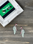 Skeleton Hand Candy Cane Acrylic Charm