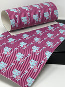 Patchwork Cat Faux Leather Sheet