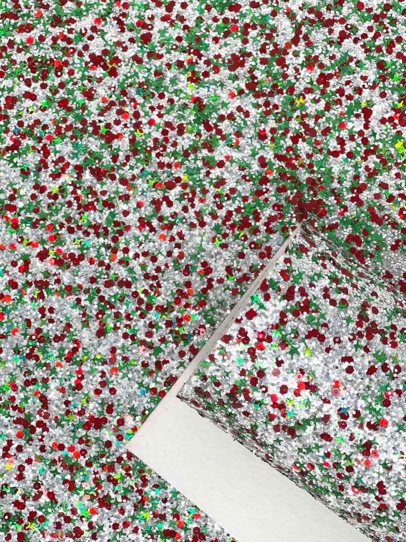 Christmas Sparkle Chunky Glitter Sheet