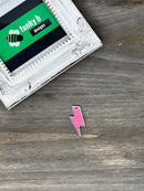 Lightning Iridescent Acrylic Charm