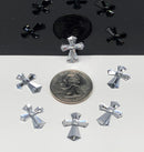 Acrylic Cross Gem Flatback - 10 Per Pack