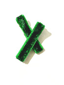 Glitter and Velvet Lined Alligator Clips - Pack of 3