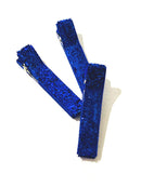 Glitter and Velvet Lined Alligator Clips - Pack of 3