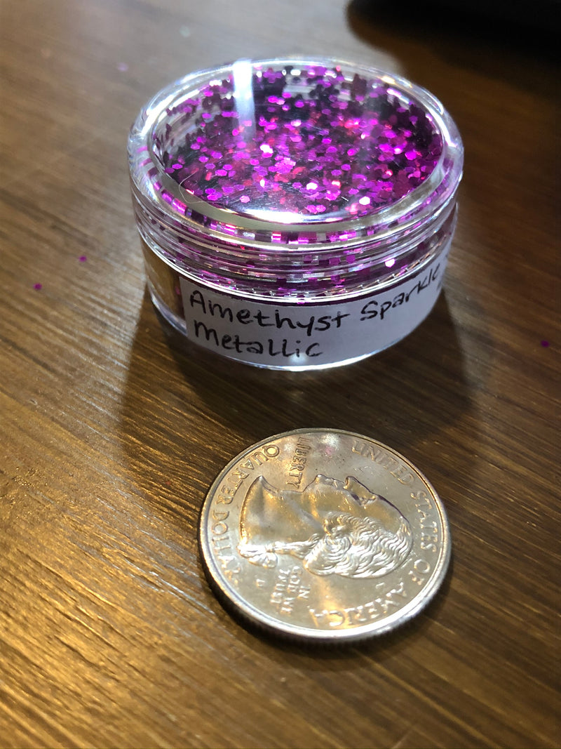 Amethyst Sparkle Chunky Metallic Glitter 4g jar