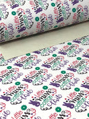 Little Miss Cotton Tail Faux Leather Sheet