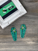 Green Spooky Gift Acrylic Charm