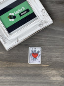 Three of Swords Card Acrylic Charm