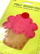 Felt Cupcake Iron-On Patch
