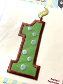 One Candle Iron-On Patch