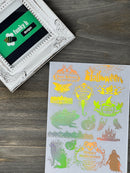 Halloween Holo Resin Sticker Sheet