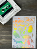 Halloween Holo Resin Sticker Sheet