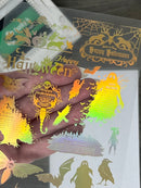 Halloween Holo Resin Sticker Sheet