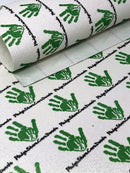 Green Hand Fine Glitter Sheet