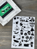 Halloween Holo Resin Sticker Sheet