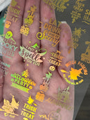 Halloween Holo Resin Sticker Sheet