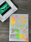 Halloween Holo Resin Sticker Sheet