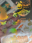 Halloween Holo Resin Sticker Sheet