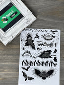 Halloween Holo Resin Sticker Sheet