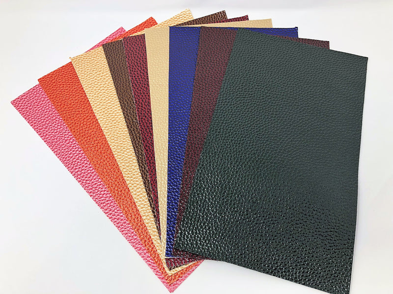 Glossy Litchi Sheet Pack (9 sheets per pack - 1 of each color)