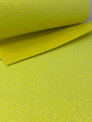 Bright Yellow Glitter Foam Sheet