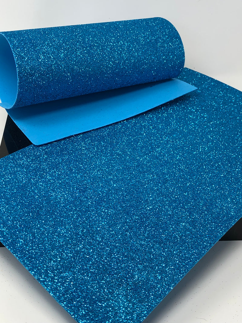 Blue Glitter Foam Sheet
