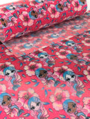 Red Mermaid Jelly Sheet