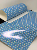 Blue Laser Dot Polka Dot Sheet