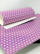 Purple Laser Dot Polka Dot Sheet