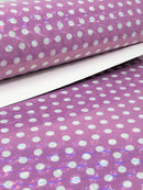 Purple Laser Dot Polka Dot Sheet