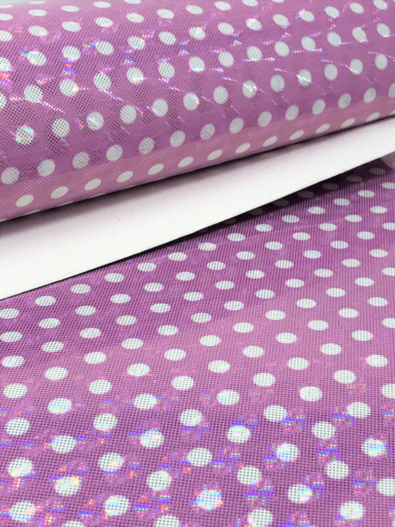 Purple Laser Dot Polka Dot Sheet