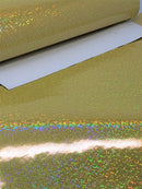 Yellow Laser Dot Faux Leather Sheet