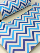 Police Chevron Faux Leather Sheet