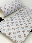 Ship Wheel Faux Leather Sheet