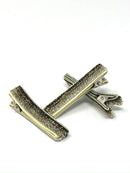Glitter and Velvet Lined Alligator Clips - Pack of 3